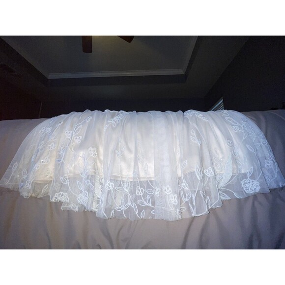 Ivory Beaded Sheath Wedding Dress Gown, Melissa Sweet, Size 4-6, Mermaid, Prom - Picture 9 of 15